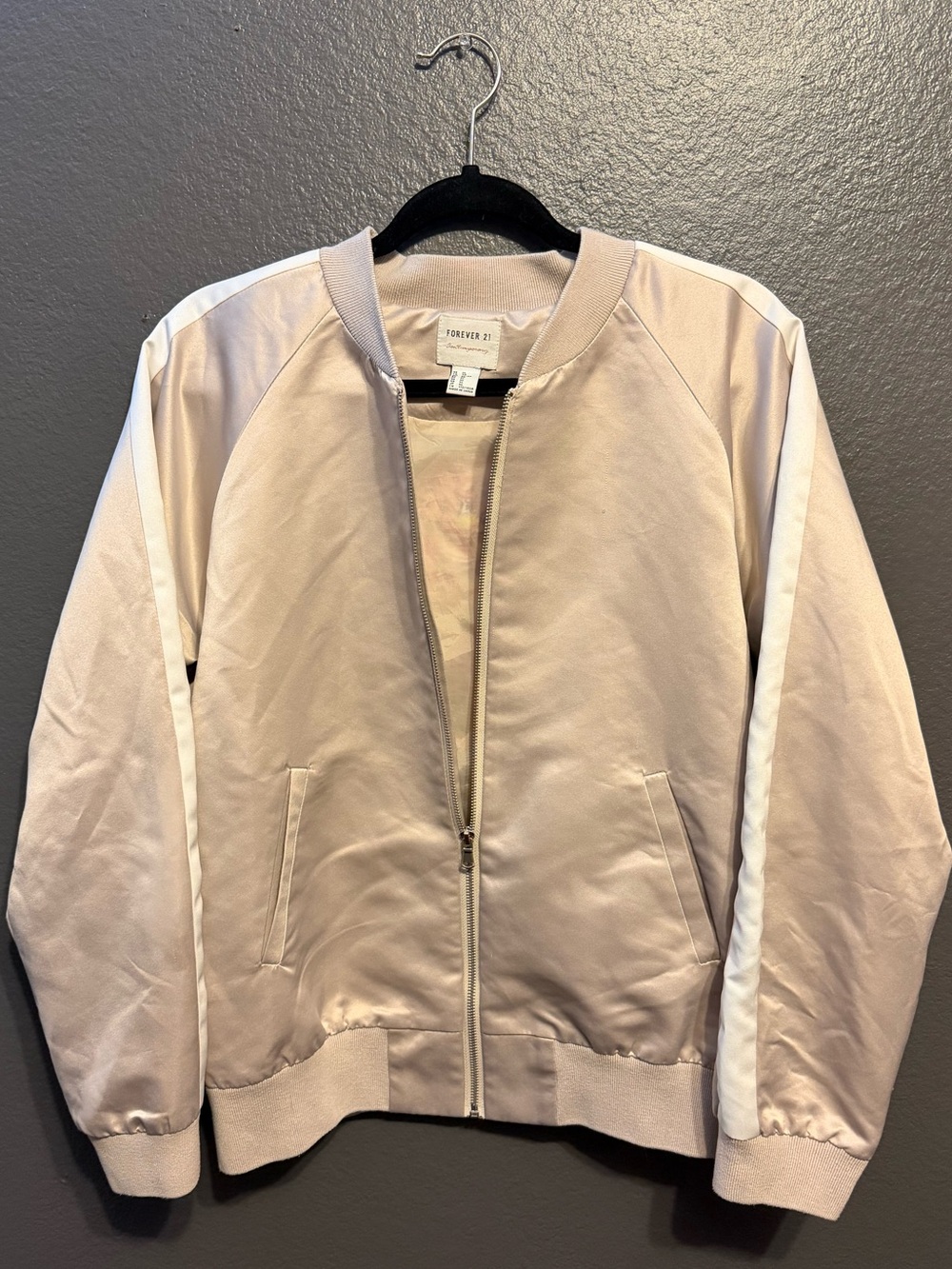 Embroidered bomber jacket